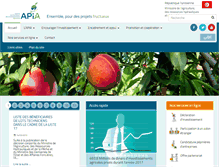 Tablet Screenshot of apia.com.tn